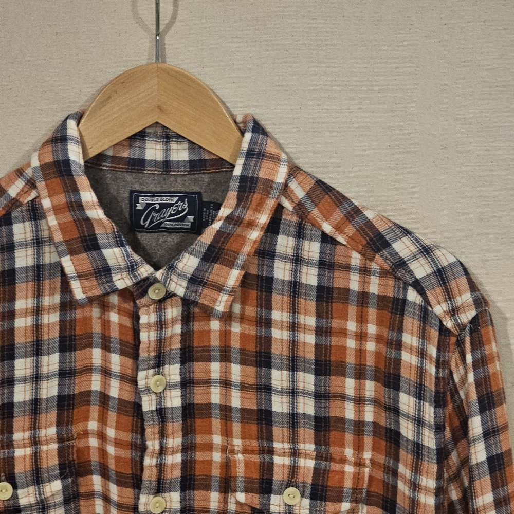 Grayers Double Cloth Button Down L